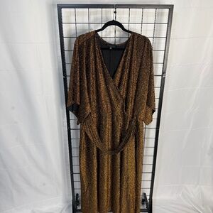 Eloquii Bronze 26/28 Flutter Sleeve Dress